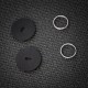 Soft leather protection discs + 16mm split rings